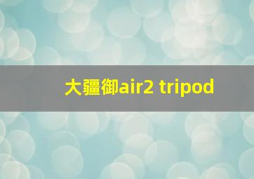 大疆御air2 tripod